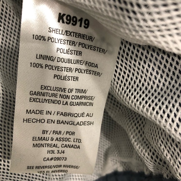 Kangol Signature British windbreaker hoodie jacket size large - Picture 6 of 8